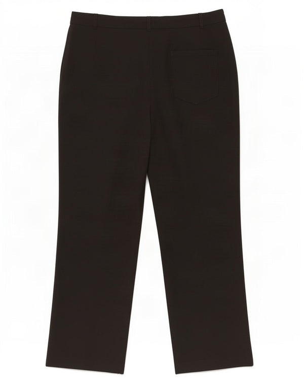 Pantaloni casual dritti da donna Marks & Spencer UK 18 XL W34 L30 Neri