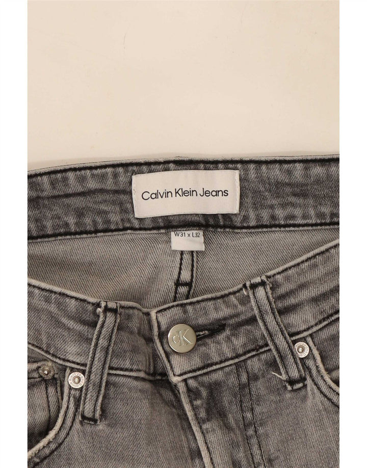 Jeans slim da uomo Calvin Klein W31 L32 Grigi
