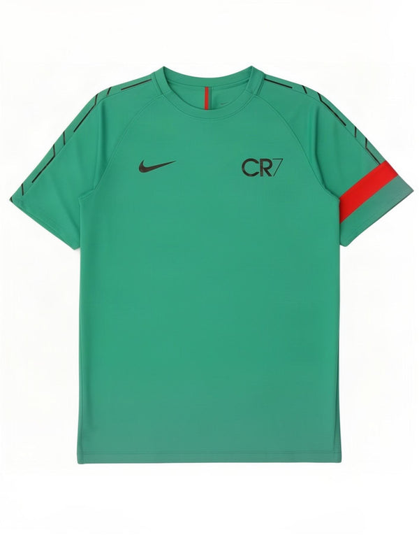T-shirt grafica Nike da ragazzo Cristiano Ronaldo Top 13-14 anni XL Verde
