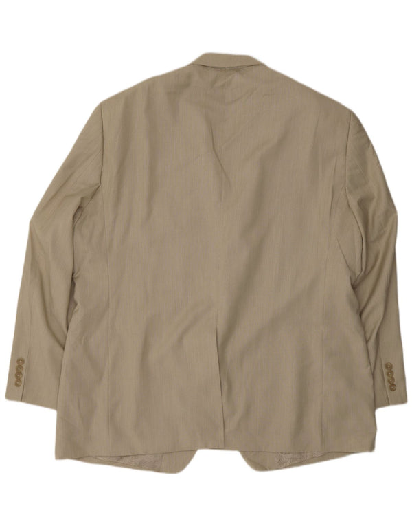 Giacca blazer a 2 bottoni da uomo Chaps UK 48 4XL Poliestere beige