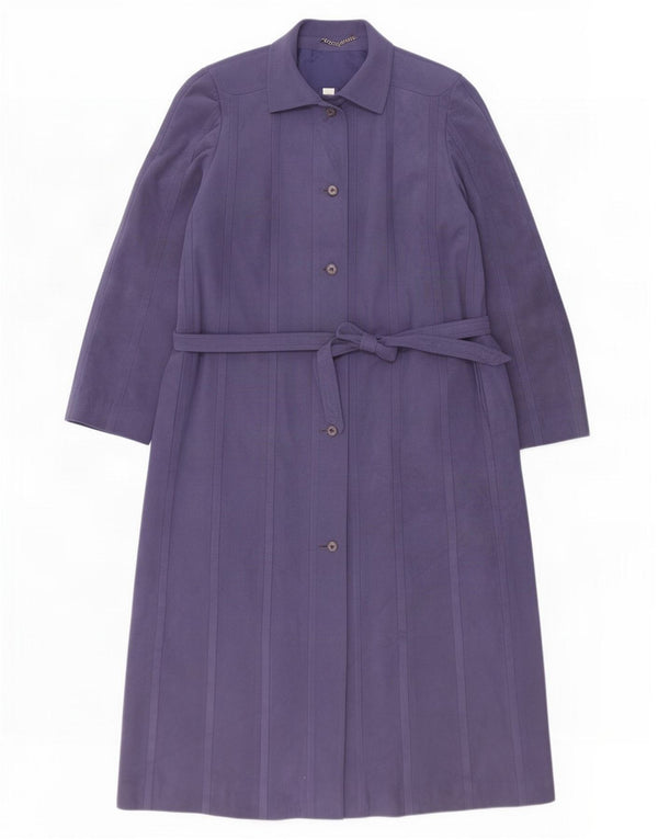 Soprabito da donna Cojana in finta pelle scamosciata UK 12 Poliestere viola medio