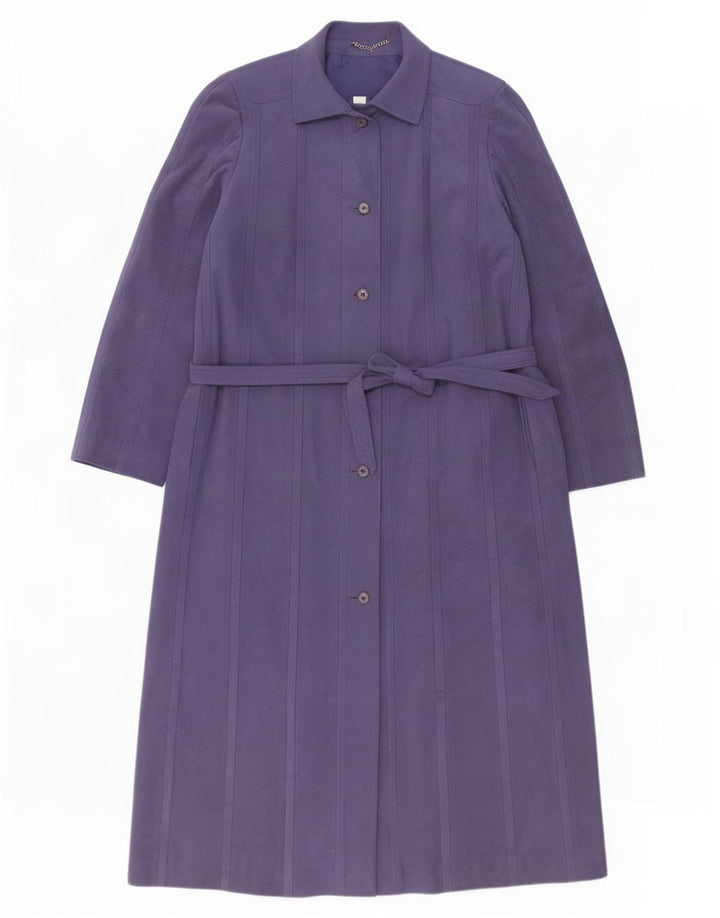 Soprabito da donna Cojana in finta pelle scamosciata UK 12 Poliestere viola medio