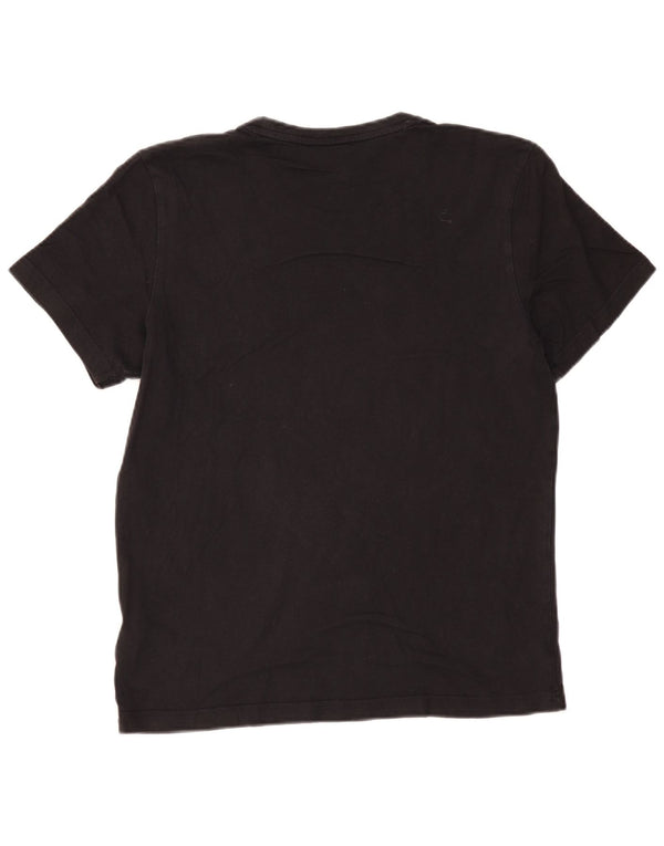 T-shirt grafica da uomo REEBOK Top in cotone nero medio