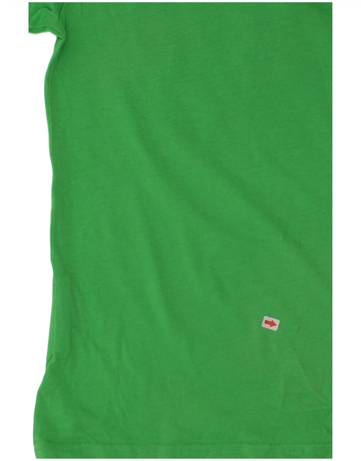 T-shirt grafica Champion da bambino, 7-8 anni, piccola, in cotone verde