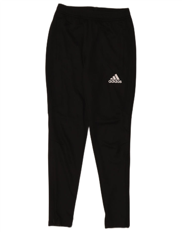 Pantaloni da tuta ADIDAS Climacool da uomo piccoli in poliestere nero