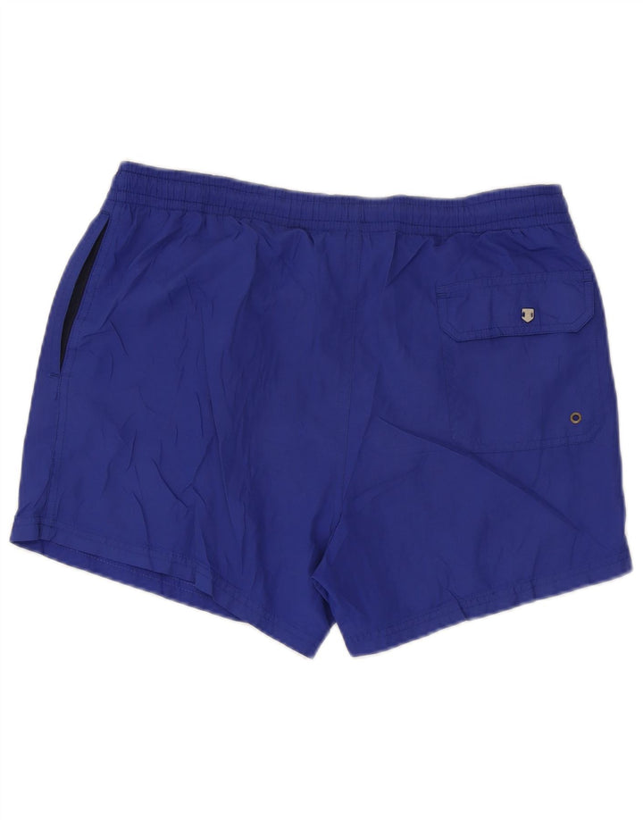 Pantaloncini da bagno da uomo Massimo Dutti in poliestere blu medio