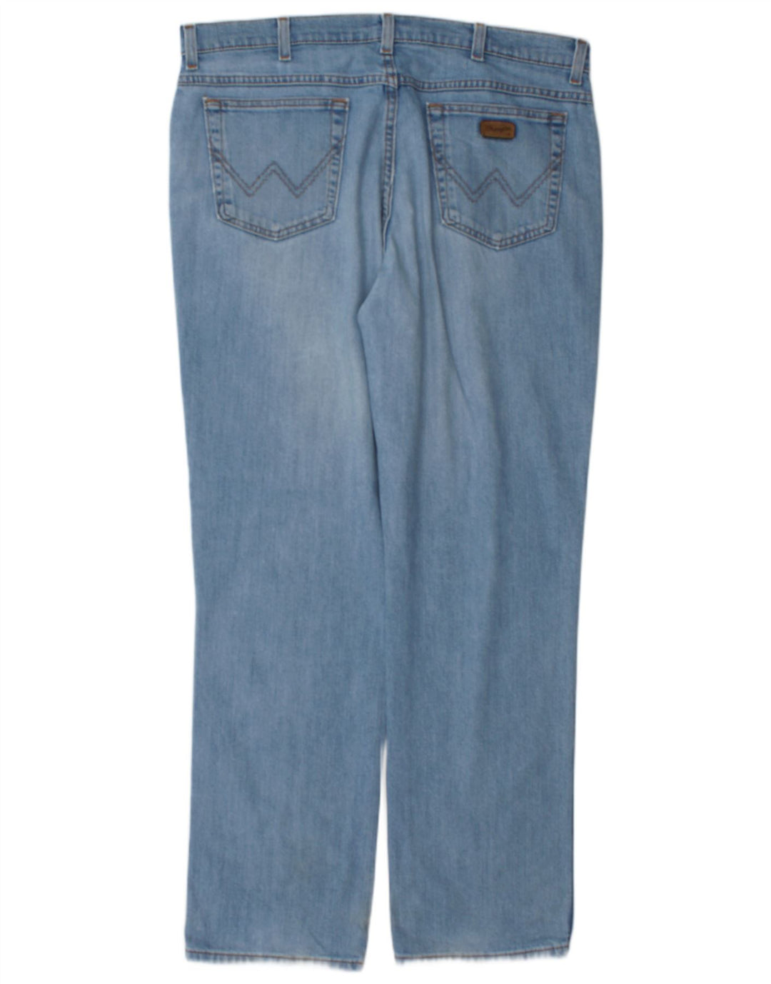 Jeans dritti elasticizzati Texas da uomo Wrangler W38 L32 cotone blu