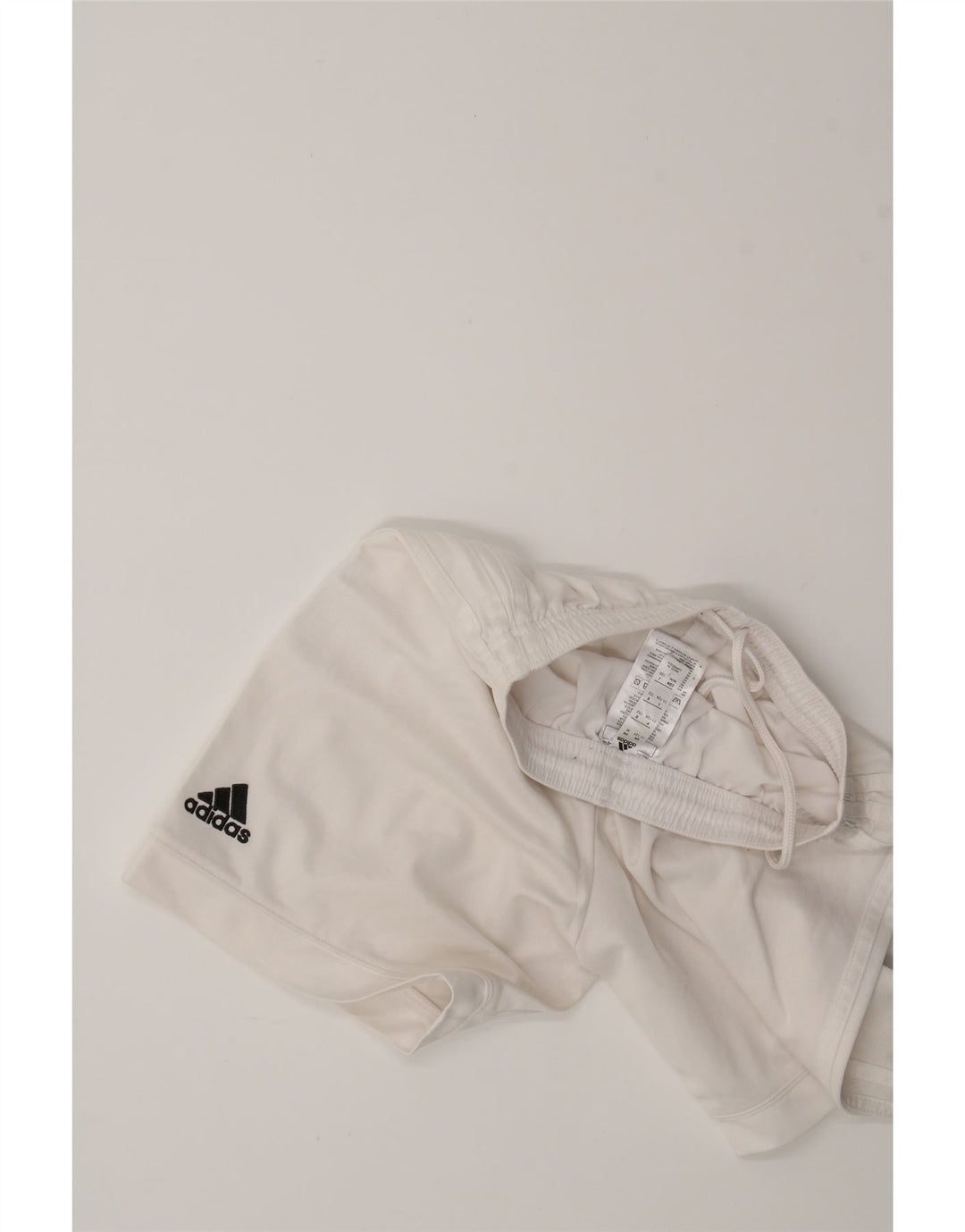 ADIDAS Boys Aeroready Sport Shorts 11-12 Years  White Polyester Vintage Adidas and Second-Hand Adidas from Messina Hembry 