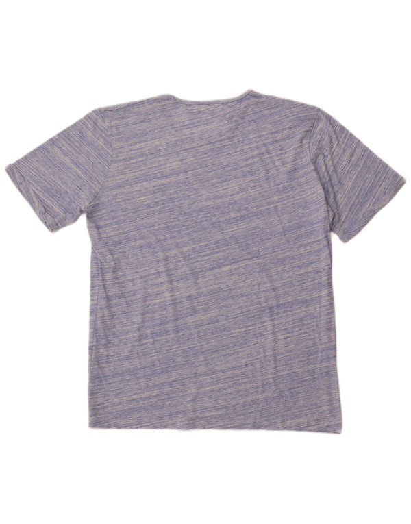 CARRERA T-shirt da uomo Top XL in cotone screziato blu