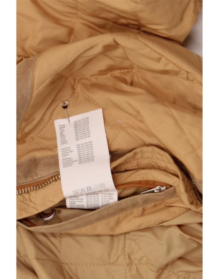 Giacca trapuntata oversize da donna Geox UK 10 Small Beige Poliestere