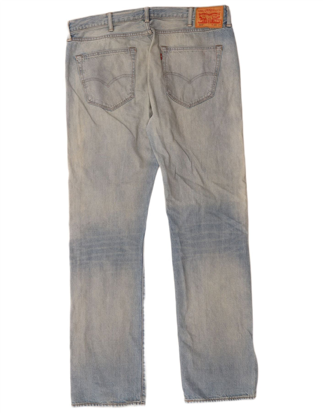 Levi's Uomo 501 Jeans dritti W38 L34 Viscosa blu