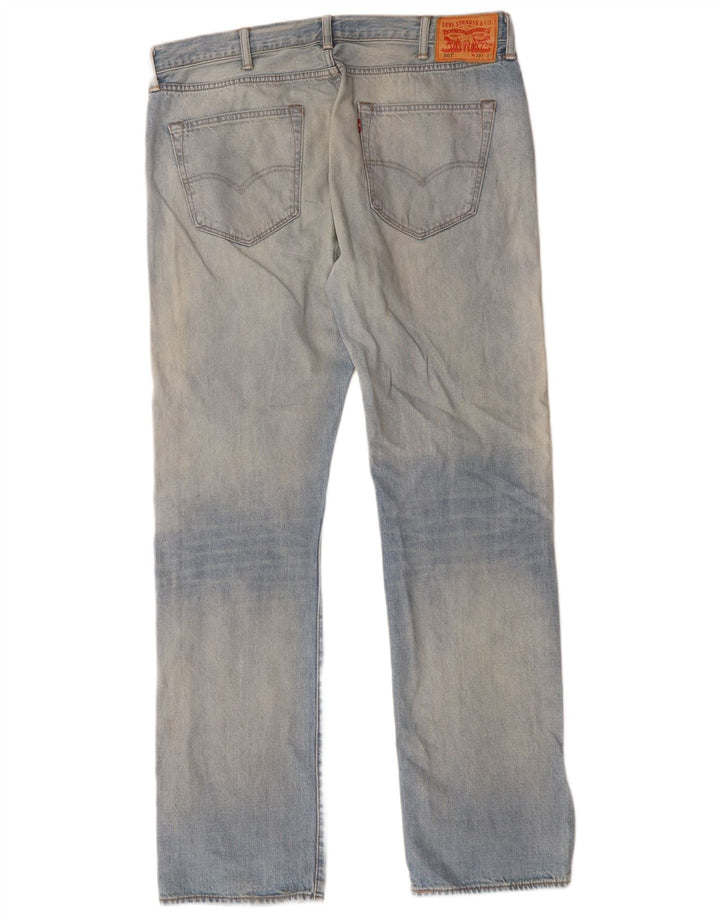 Levi's Uomo 501 Jeans dritti W38 L34 Viscosa blu