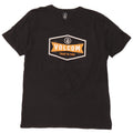 T-shirt grafica da uomo Volcom Top grande in cotone nero