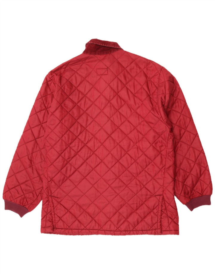 Giacca trapuntata da uomo Rifle UK 40 Large Rossa
