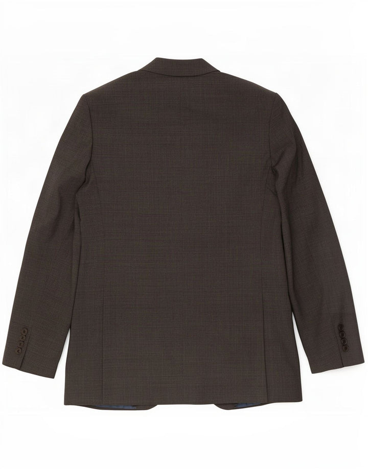 Giacca blazer a 2 bottoni da uomo Marks & Spencer UK 40 lana grigio medio