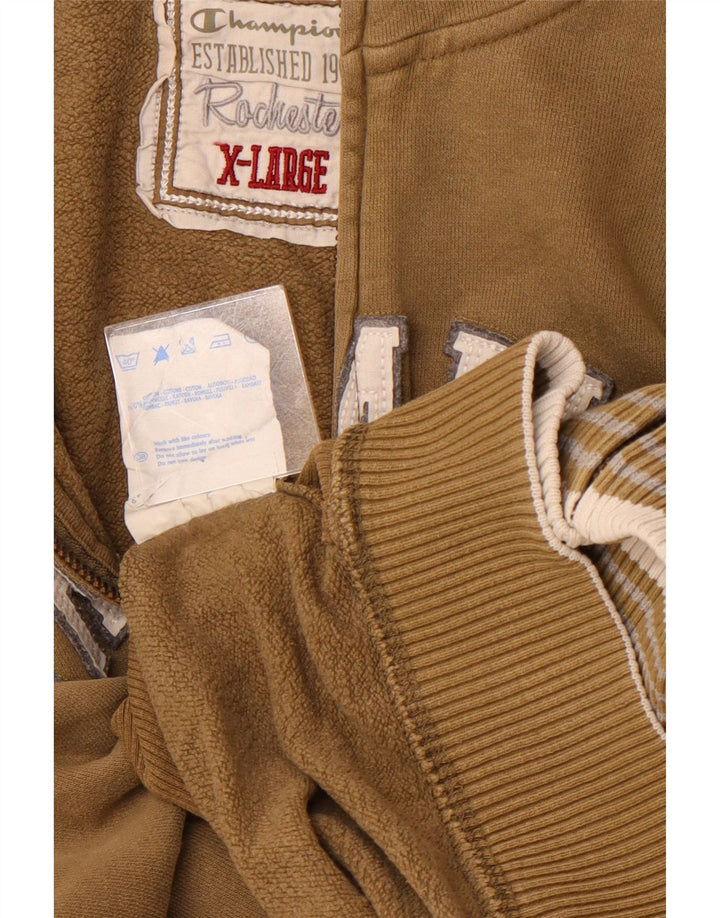 CHAMPION Giacca da ginnastica da donna con grafica Rochester UK 18 XL Beige