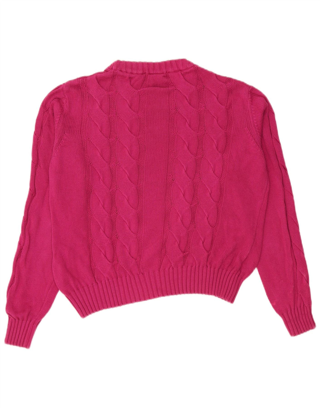 Maglione girocollo oversize corto da donna COLMAR UK 10 piccolo rosa