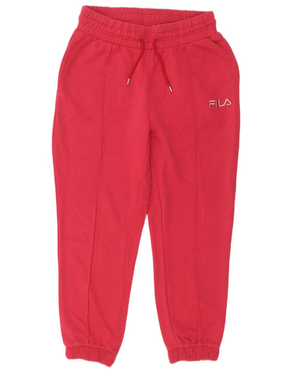 Pantaloni da tuta da donna Fila Joggers UK 10 Small Rosso Cotone