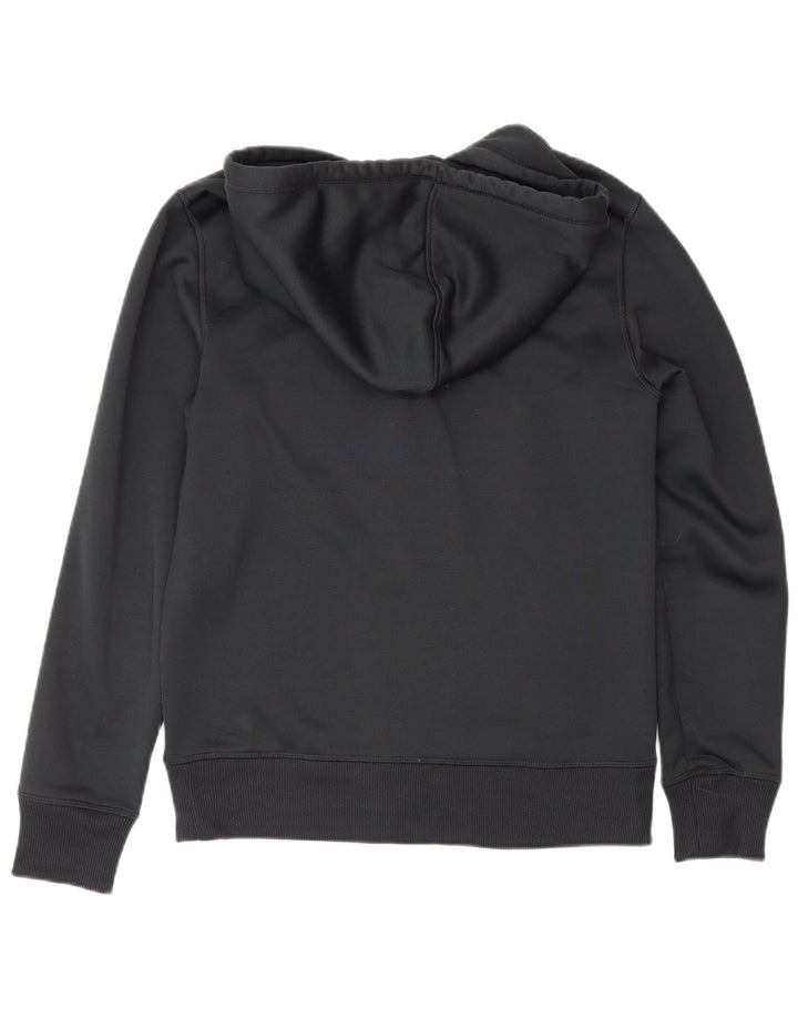 Felpa con cappuccio e zip da uomo Under Armour piccola nera