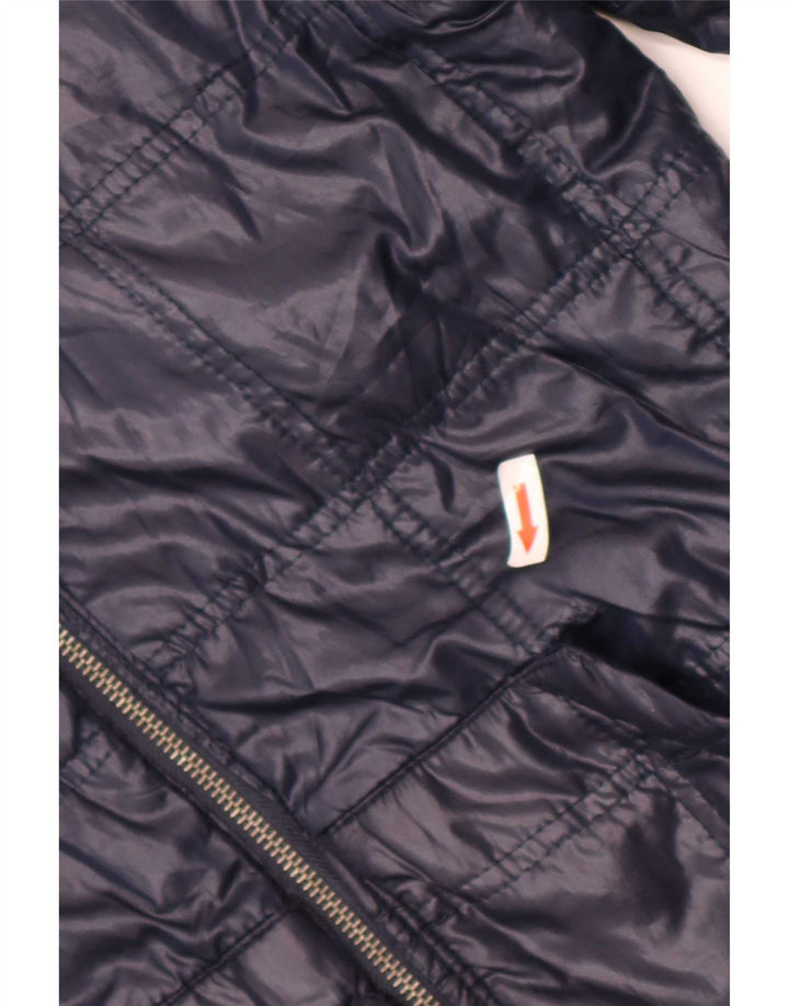 Giubbotto bomber con cappuccio da uomo Zara UK 36 piccolo blu navy