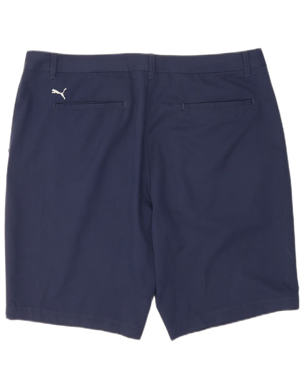 Pantaloncini chino da uomo Puma W38 XL poliestere blu navy