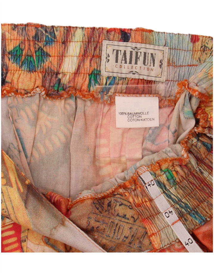 Gonna a trapezio da donna TAIFUN EU 40 media W28 patchwork multicolore