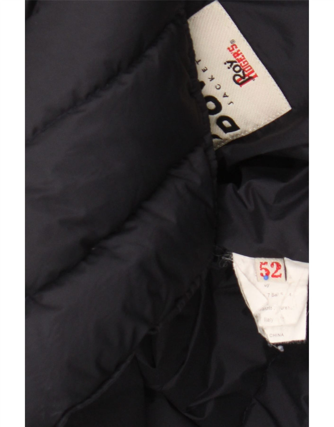 Giacca imbottita da uomo Roy Rogers IT 52 XL Nylon blu navy
