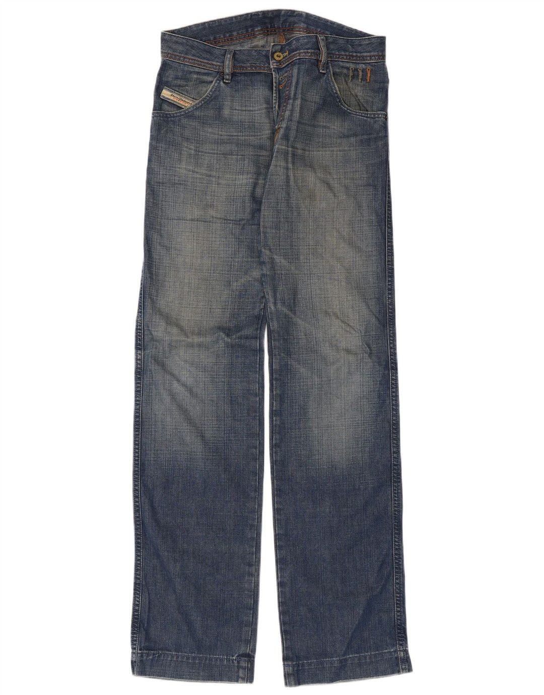 Jeans dritti da uomo Diesel W29 L35 cotone blu