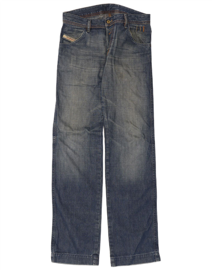 Jeans dritti da uomo Diesel W29 L35 cotone blu