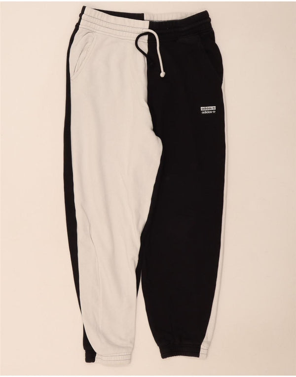 Pantaloni da tuta da donna Adidas Joggers UK 12 Medium Black Colourblock