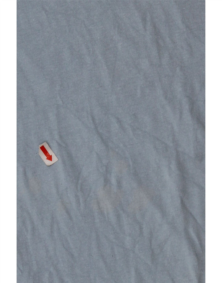 TIMBERLAND T-shirt grafica da uomo Top in cotone blu medio