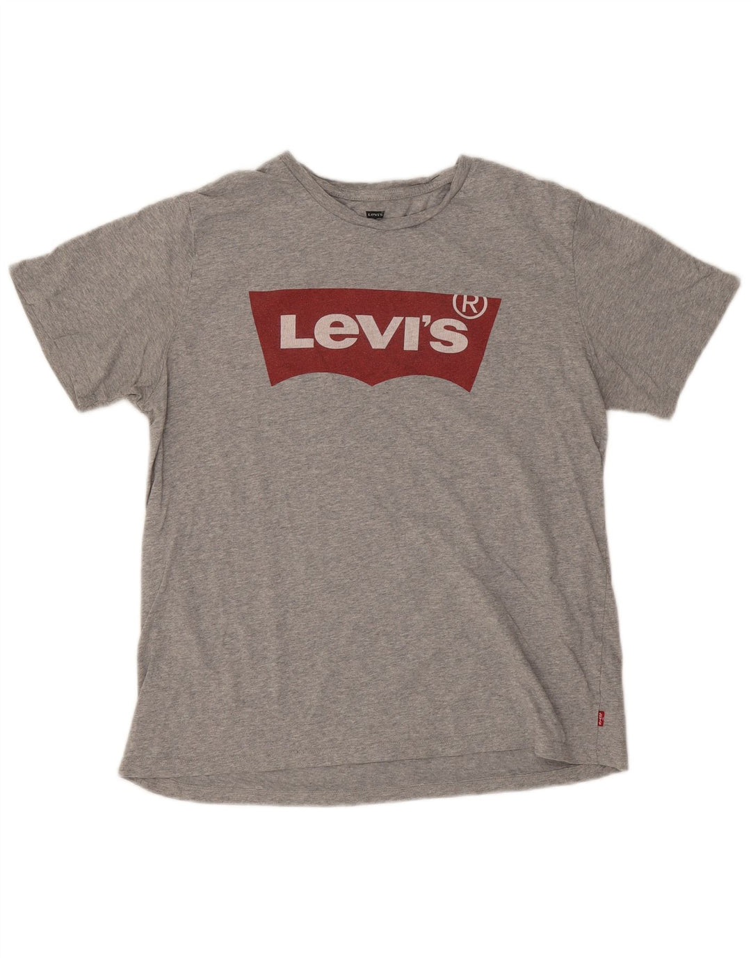 T-shirt grafica da donna Levi's Top UK 16 grande grigia