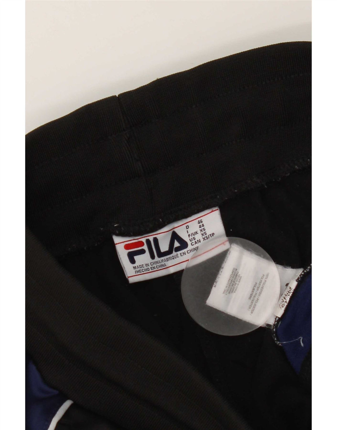 Pantaloni da tuta da uomo Fila Joggers XS Poliestere color block nero