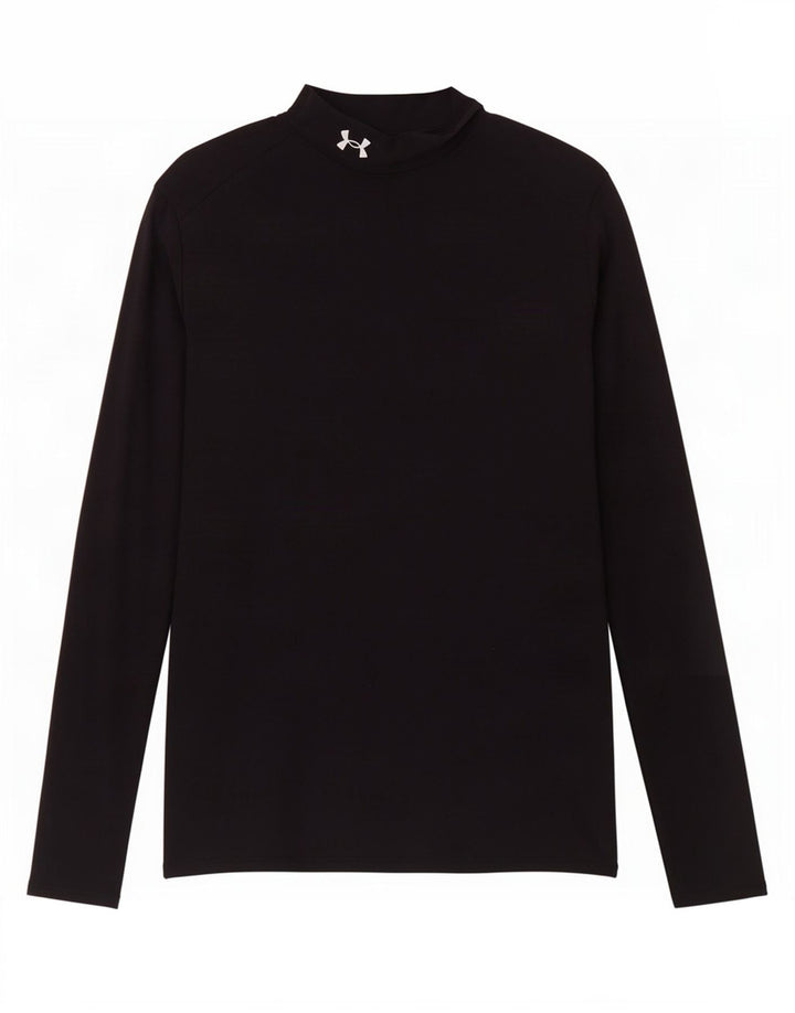 Under Armour Uomo Cold Gear Top manica lunga nylon nero medio
