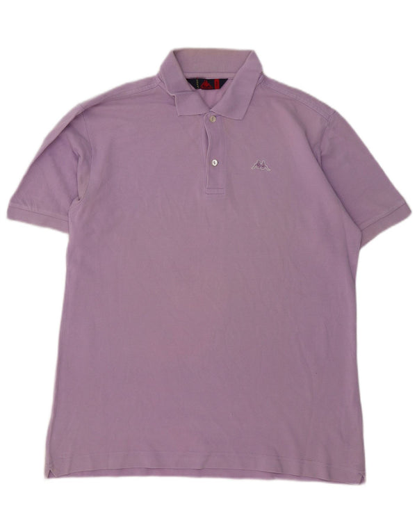 Polo Kappa Uomo Large Viola in cotone