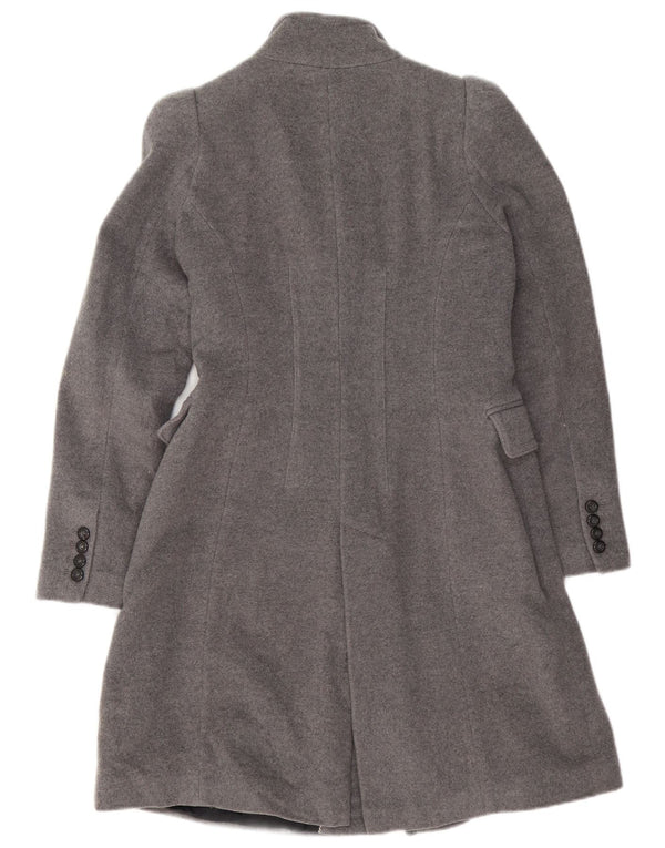 Cappotto doppiopetto da donna Zara UK 12 Lana grigio medio