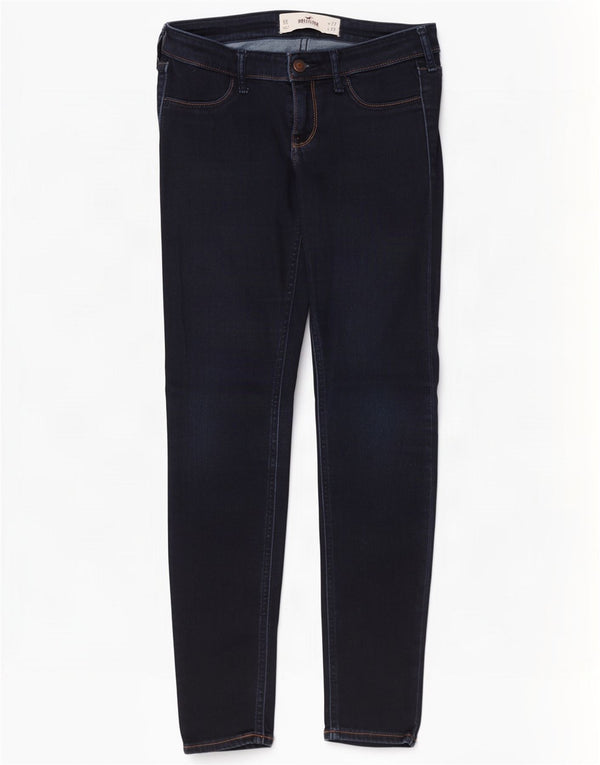Jeans skinny da donna Hollister US 5 Small W27 L29 Cotone blu navy