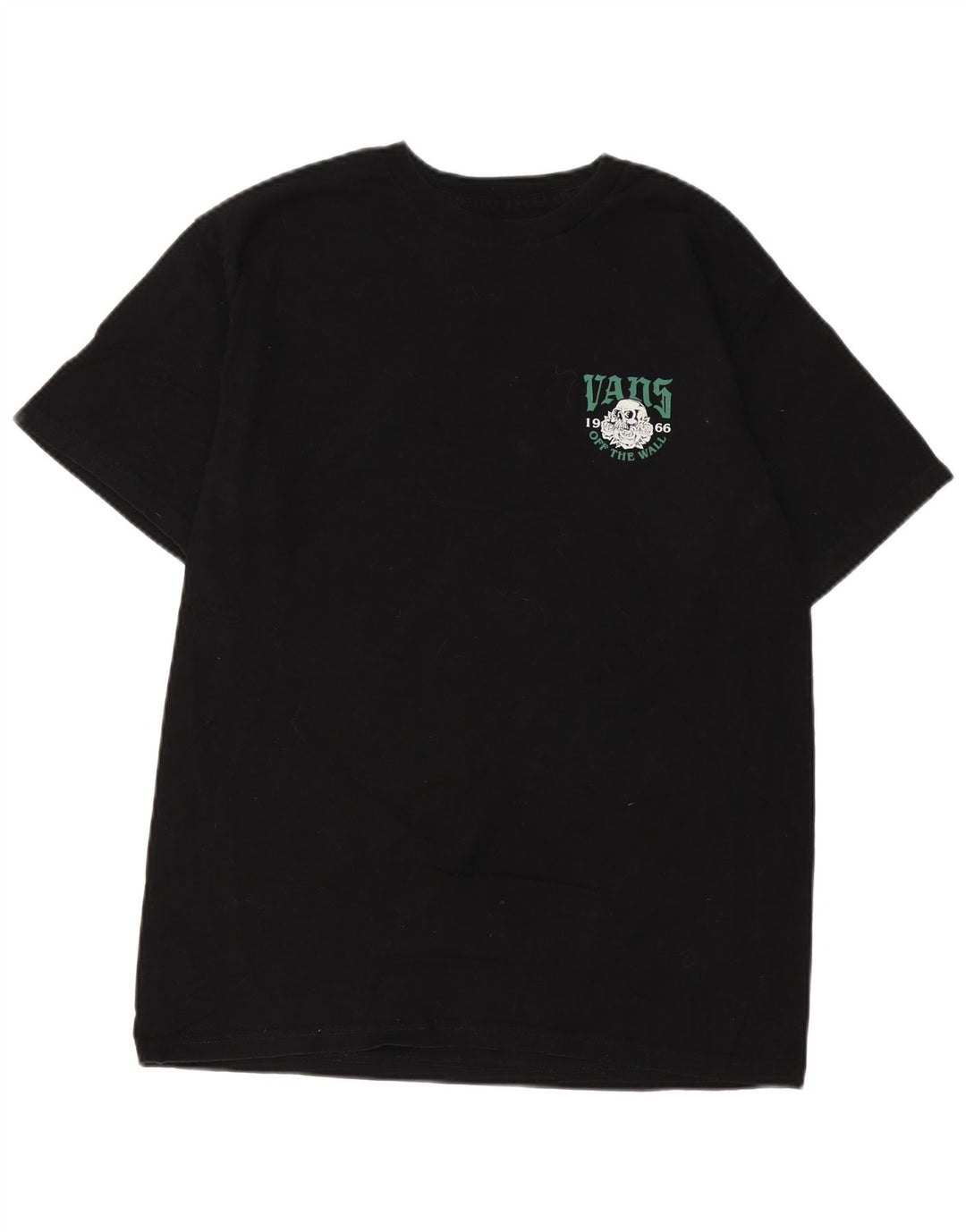 T-shirt grafica da uomo con vestibilità classica VANS, cotone medio nero