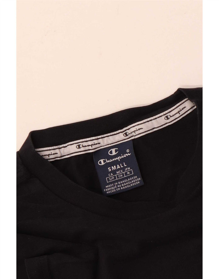 T-shirt da uomo Champion Top piccola nera
