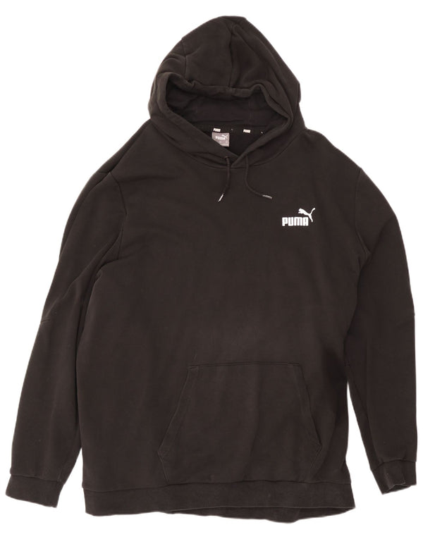 Felpa con cappuccio da uomo Puma 4XL cotone nero