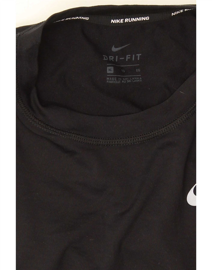 Maglia Nike Dri Fit da uomo a maniche lunghe XL nera