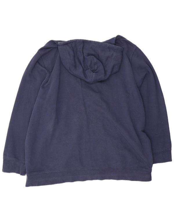 Maglione con cappuccio e zip standard da uomo Levi's 4XL in cotone blu navy