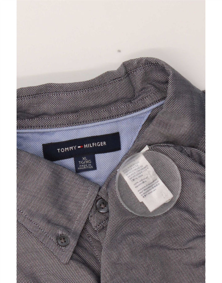 Camicia da uomo Tommy Hilfiger XL in cotone blu navy