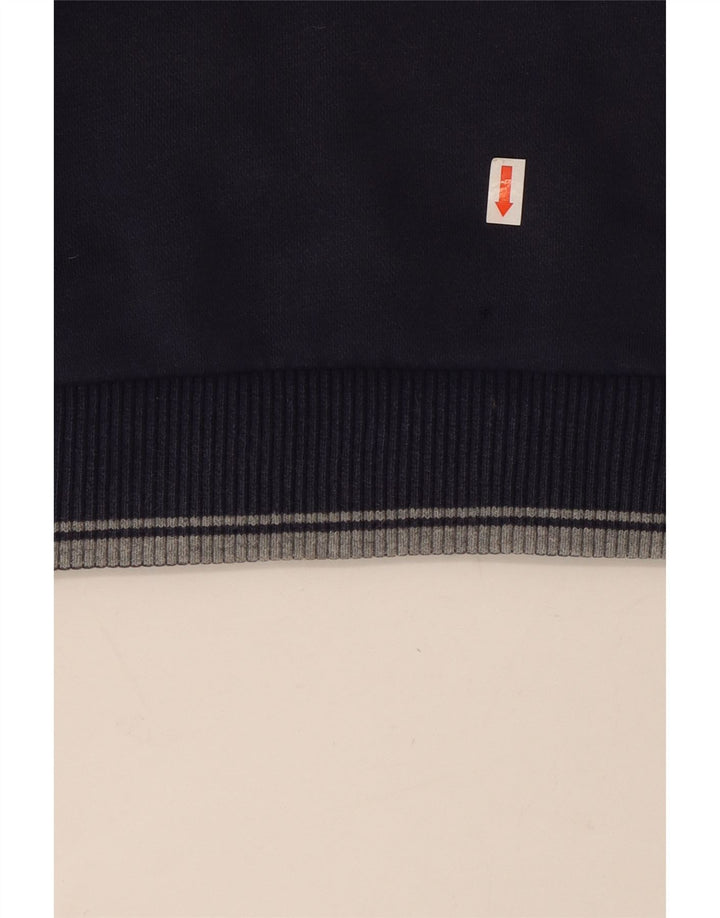 Felpa da uomo Fila Maglione grande in cotone blu navy