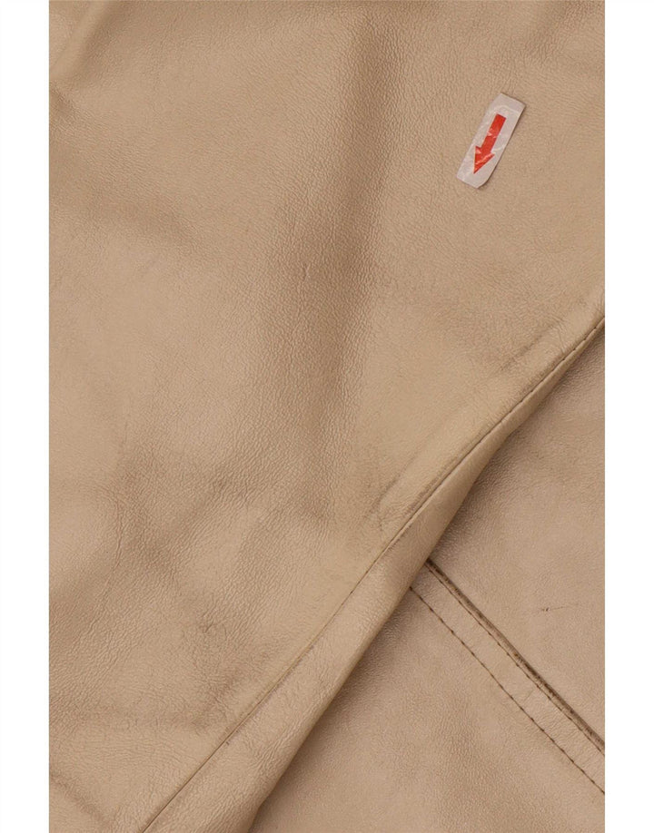 Giacca In Pelle Donna Pinko IT 42 Beige Medio