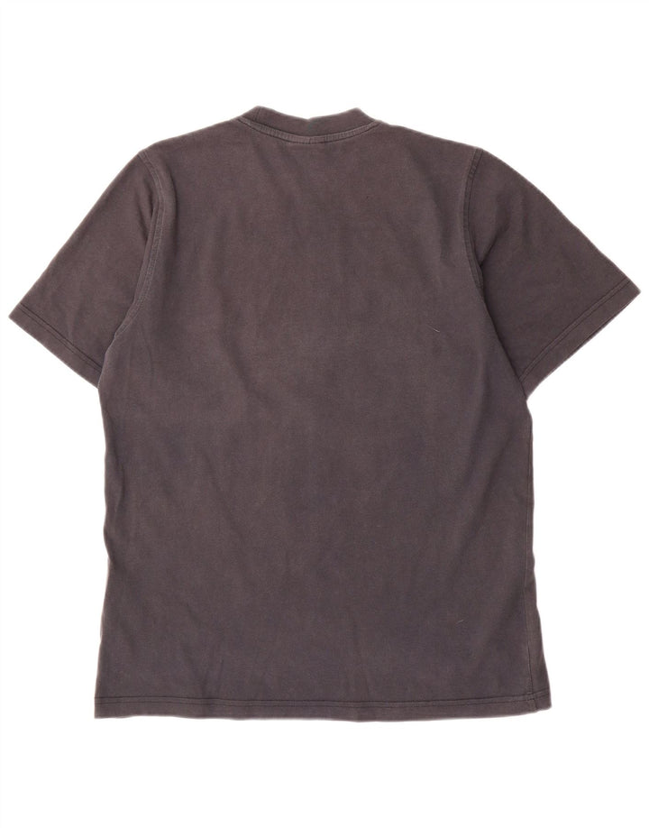 T-shirt grafica da uomo Adidas Top in cotone grigio medio