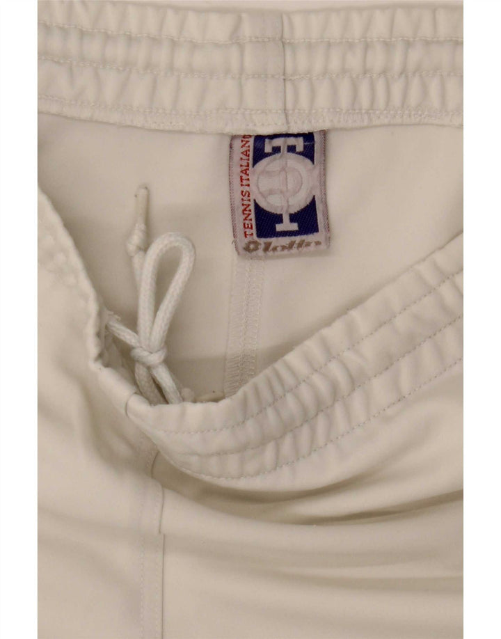 Pantaloncini sportivi da uomo Lotto bianco medio