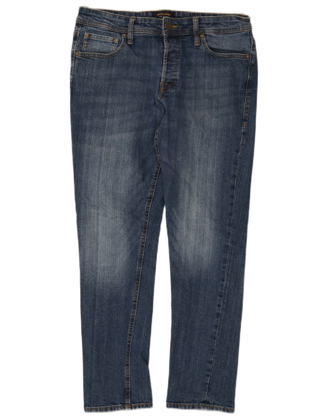 JACK & JONES Jeans slim da uomo W34 L30 cotone blu