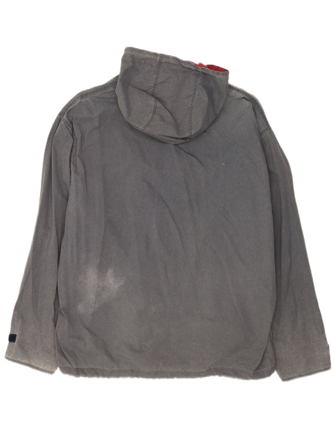Giacca a vento con cappuccio da uomo Think Pink UK 48 4XL Poliestere grigio