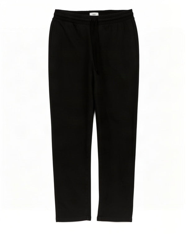 Pantaloni da tuta da uomo Marks & Spencer vestibilità regolare in cotone nero medio